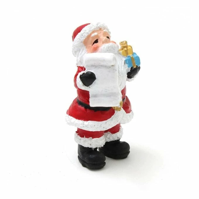 Hobbycraft Resin Santa Bauble Filler 5cm 1 Hobbycraft Resin Santa Bauble Filler 5cm