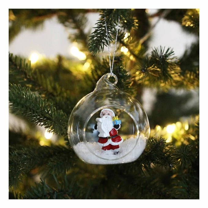 Hobbycraft Resin Santa Bauble Filler 5cm 2 Hobbycraft Resin Santa Bauble Filler 5cm - Image 2
