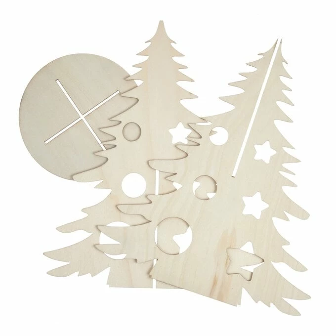 Hobbycraft 3D Wooden Tree 30.5cm 2 Hobbycraft 3D Wooden Tree 30.5cm - Image 2