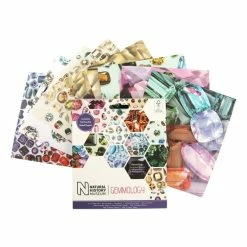 Papermania Natural History Museum Gemmology Paper Pad 6 X 6 Inches 50 Pack
