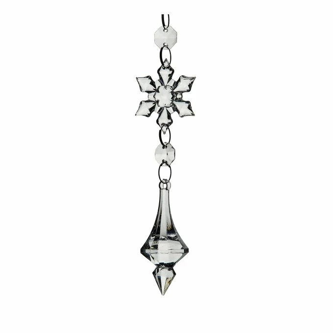 Hobbycraft Hanging Acrylic Snowflake Star Decoration 1 Hobbycraft Hanging Acrylic Snowflake Star Decoration