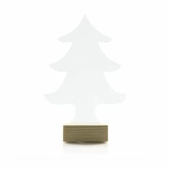 Hobbycraft Clear Christmas Tree Acrylic Table Sign 20cm -Christmas Decorations shop 659464 1000 3 Small Tree Acrylic Sign