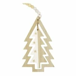 Hobbycraft Wooden Tree With Beads Decoration 16cm