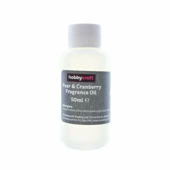 Hobbycraft Pear And Cranberry Candle And Soap Fragrance Oil 50ml 1 Hobbycraft Pear And Cranberry Candle And Soap Fragrance Oil 50ml