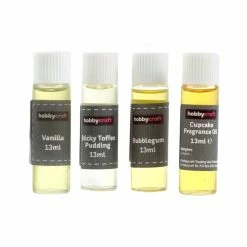 Hobbycraft Sweet Food Candle And Soap Fragrance Oils 13ml 4 Pack