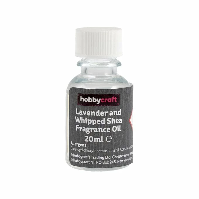 Hobbycraft Lavender And Whipped Shea Fragrance Oil 20ml 1 Hobbycraft Lavender And Whipped Shea Fragrance Oil 20ml