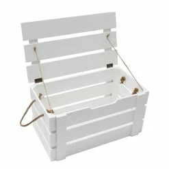 Hobbycraft White Wedding Hamper Crate 42cm X 24cm X 22cm 5 Hobbycraft White Wedding Hamper Crate 42cm X 24cm X 22cm -Christmas Decorations shop 659718 1000 3 white wedding hamper crate 42cm x 24cm x 22cm 800