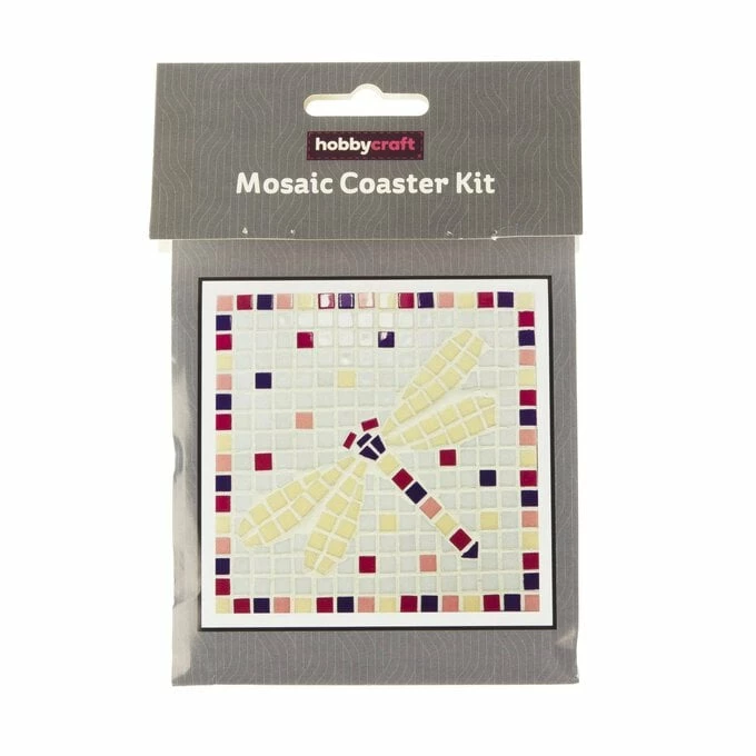 Hobbycraft Dragonfly Mosaic Coaster Kit 3 Hobbycraft Dragonfly Mosaic Coaster Kit - Image 3