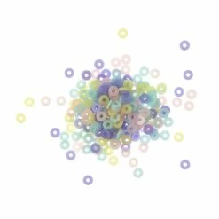 Hobbycraft Pastel Flat Beads 25g