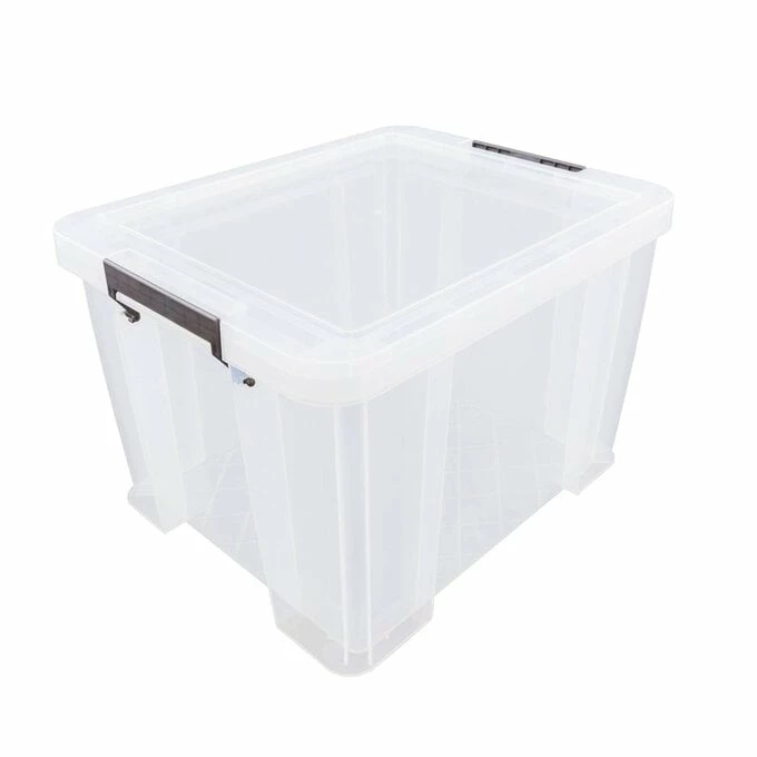 Whitefurze Allstore Clear Storage Box 54 Litres 1 Whitefurze Allstore Clear Storage Box 54 Litres