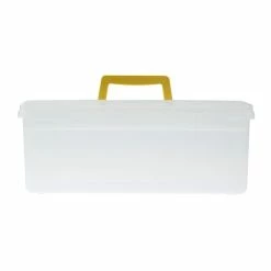 Whitefurze Clear Utility Box 5 Litres -Christmas Decorations shop 660545 1000 5 Art Caddy Clear