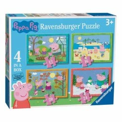 Ravensburger Peppa Pig 4 In A Box Puzzle Set