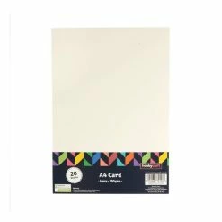 Hobbycraft Ivory Card A4 20 Pack -Christmas Decorations shop 660831 1000 4 hobbycraft card ivory a4 20pk