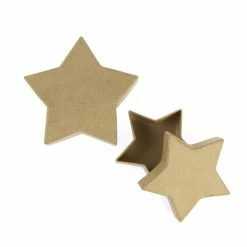 Decopatch Mache Star Boxes 2 Pack -Christmas Decorations shop 661768 1000 3 Star Mache Box 2pack
