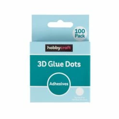 Hobbycraft 3D Craft Glue Dots 100 Pack -Christmas Decorations shop 661911 1000 4 hc 3d glue dots 100pk