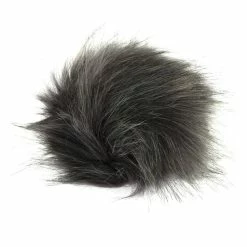 Trimits Grey Faux Fur Pom Pom 11cm